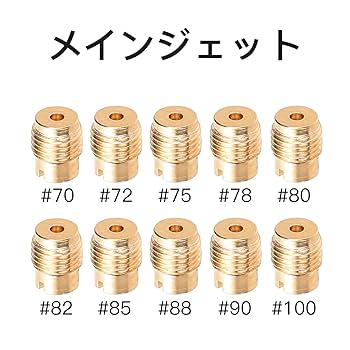 Amazon | メインジェット Jetsetmoto メインジェットセット10個
